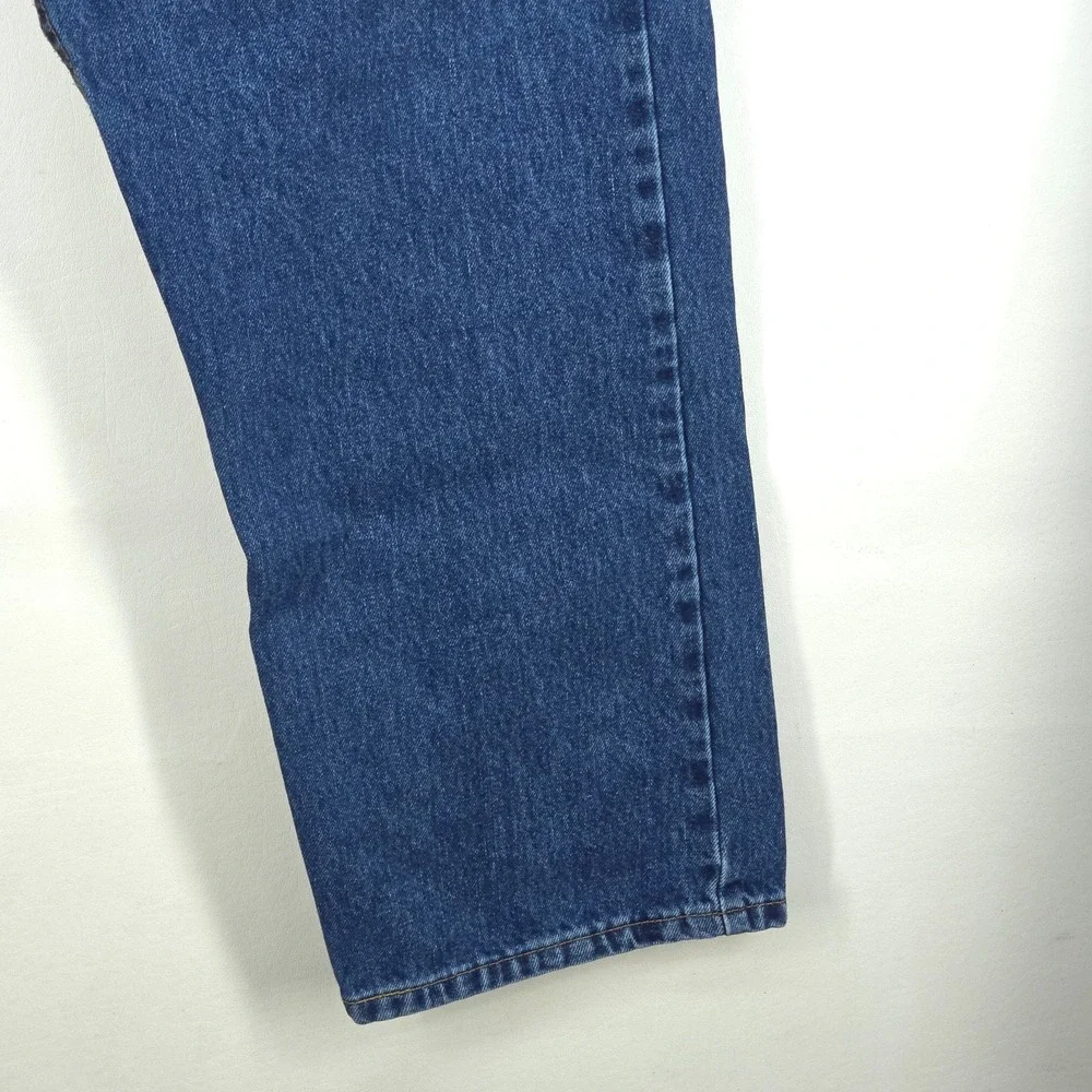 Levi's 505 Denim Jeans Mens 42x29 (44x29) Dark Wash‎ Regular Fit Straight Leg